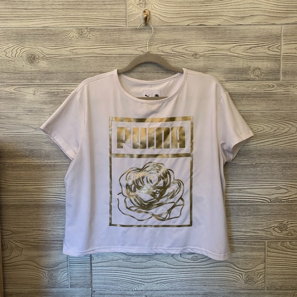 PUMA metallic gold top - Picture 2 of 6